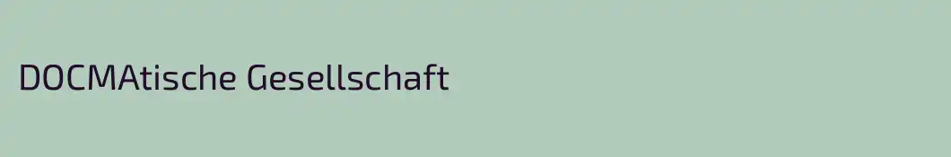 DOCMAtische Gesellschaft